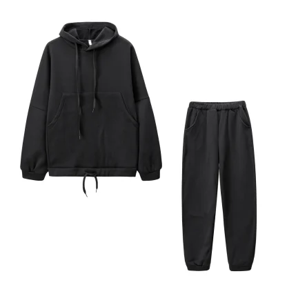 Big Front Pocket Hoodie with Matching Sweatpants - Image 12