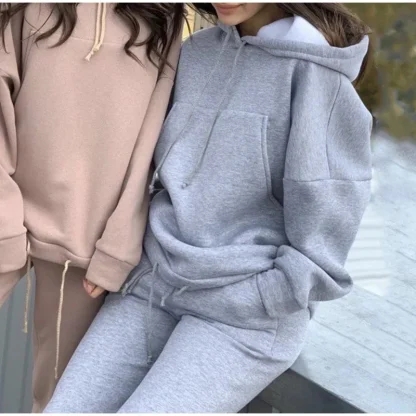 Big Front Pocket Hoodie with Matching Sweatpants - Image 8