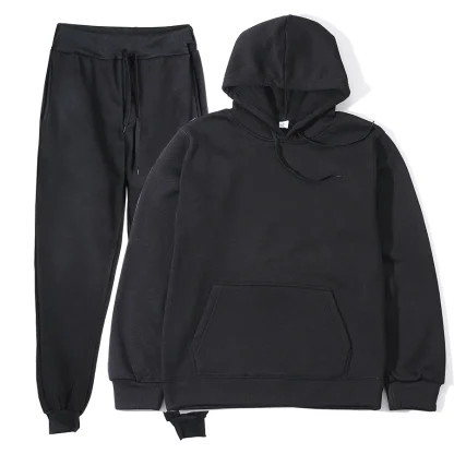 Pullover Sweatsuit with Multi Pockets - Image 5