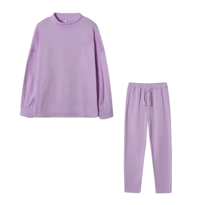 Plain Color Women's Casual Sweatsuits - Image 4