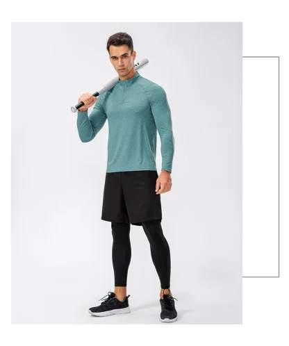 Fitness Long Sleeve Quick-Dry Sweatshirt - Image 11