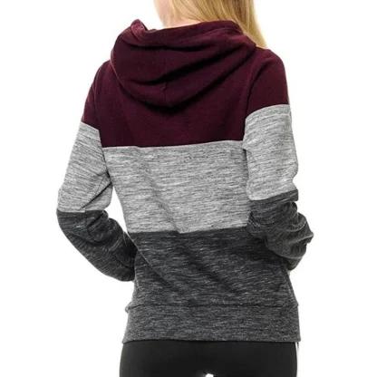 Printed Sweatsuit with Color Block Design - Image 8