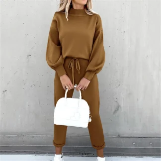 Plain Color Women's Casual Sweatsuits
