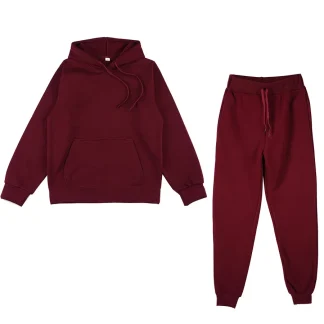 Solid Color Unisex Casual Sweatsuits