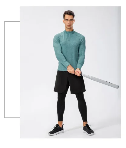 Fitness Long Sleeve Quick-Dry Sweatshirt - Image 12