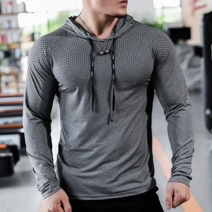 Breathable Hooded Sweatshirt for Men - Image 2