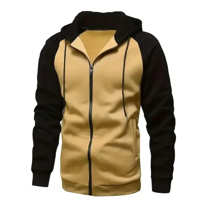 Zip-Up Hooded Jacket with Drawstring - Image 12