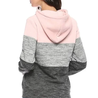 Printed Sweatsuit with Color Block Design - Image 9