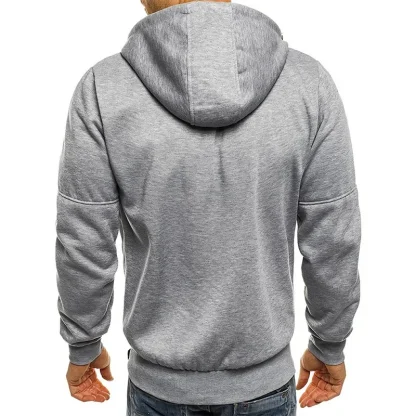 Hooded Sweatshirt with Zippered Pocket - Image 9