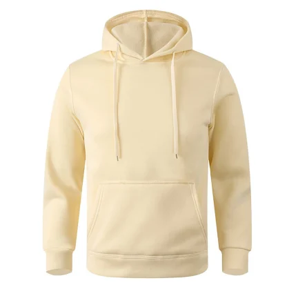 Solid Sweatshirt with Open Front Pocket - Image 7