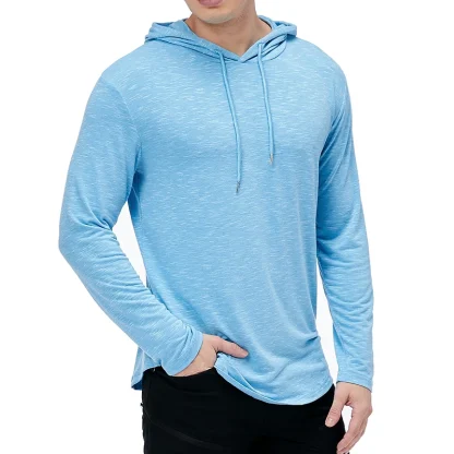 Lightweight Athletic Hoodies with Long Sleeve - Image 4