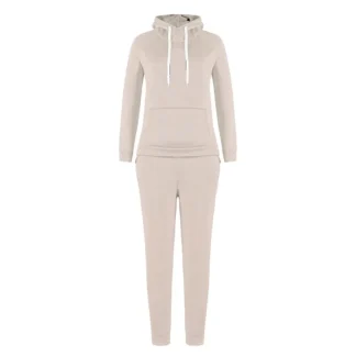 Fitted Plain Color Sweatsuit for Women