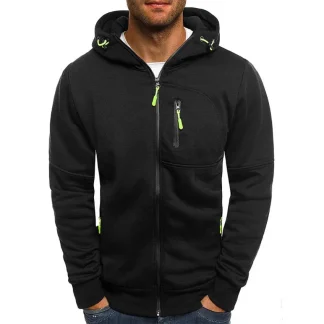 Hooded Sweatshirt with Zippered Pocket