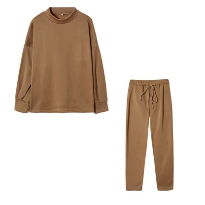 Plain Color Women's Casual Sweatsuits - Image 2
