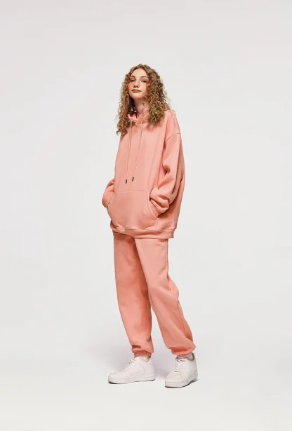 Thick Oversized Solid Color Sweatsuits - Image 2