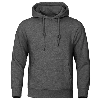 Casual Plain Color Sweatsuit with Hood