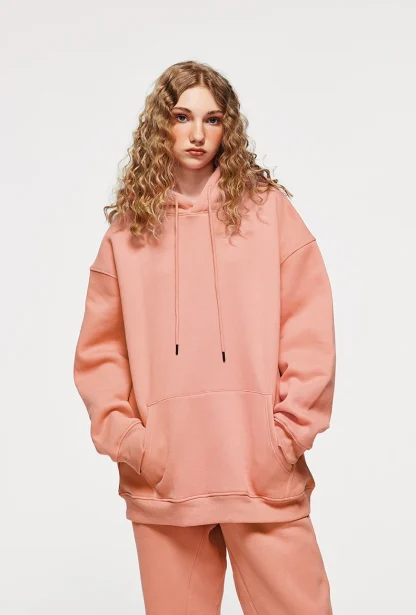 Thick Oversized Solid Color Sweatsuits