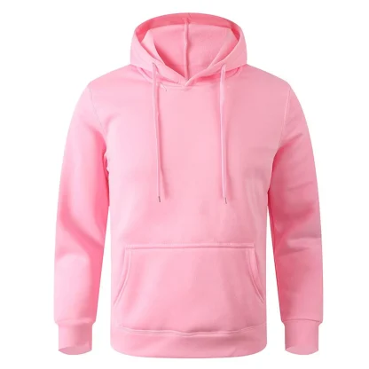 Solid Sweatshirt with Open Front Pocket - Image 8