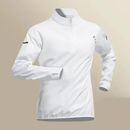 Reflective Sweatsuit with Quarter Zip Top - Image 3