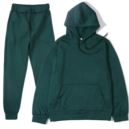 Pullover Sweatsuit with Multi Pockets - Image 12
