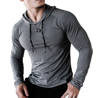 Breathable Hooded Sweatshirt for Men