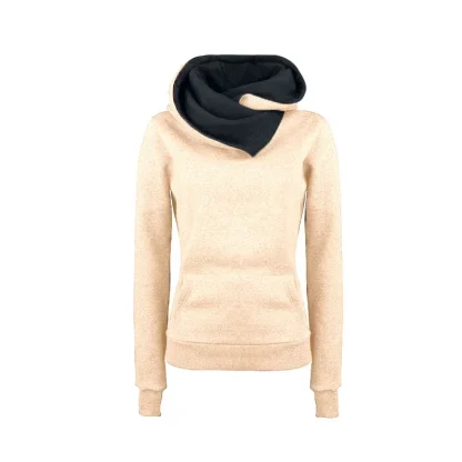 Fitted Sweatshirt with Thick Hood Design - Image 4