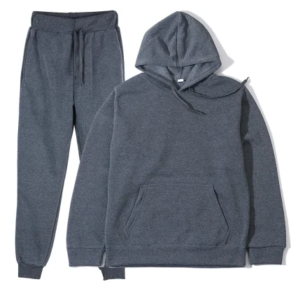 Pullover Sweatsuit with Multi Pockets - Image 11
