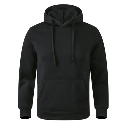 Solid Sweatshirt with Open Front Pocket