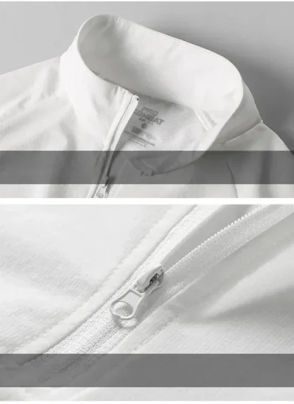 Reflective Sweatsuit with Quarter Zip Top - Image 4