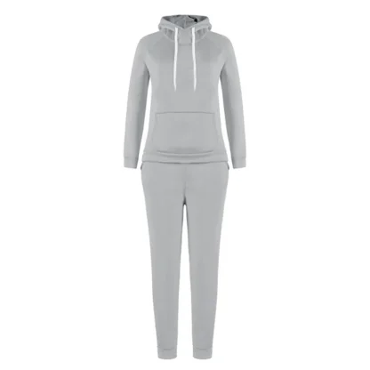 Fitted Plain Color Sweatsuit for Women - Image 12