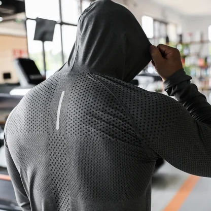 Breathable Hooded Sweatshirt for Men - Image 3