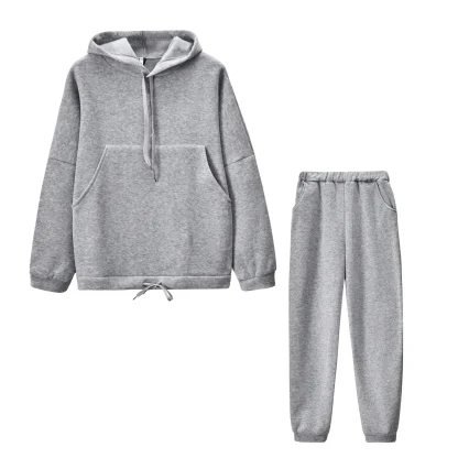 Big Front Pocket Hoodie with Matching Sweatpants - Image 5