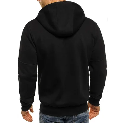 Hooded Sweatshirt with Zippered Pocket - Image 10
