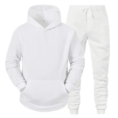 Plain Color Comfortable Fitted Sweatsuits