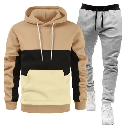 Casual Sweatsuit with Spacious Front Pocket - Image 4