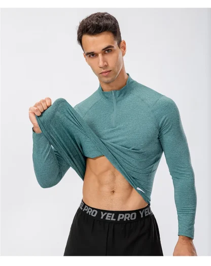 Fitness Long Sleeve Quick-Dry Sweatshirt - Image 9