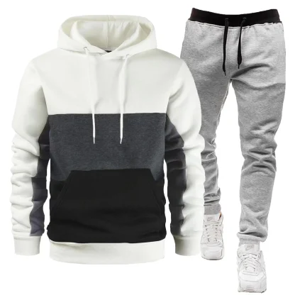 Casual Sweatsuit with Spacious Front Pocket - Image 5