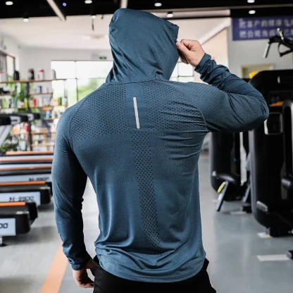 Breathable Hooded Sweatshirt for Men - Image 5