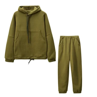 Big Front Pocket Hoodie with Matching Sweatpants